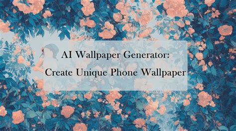 Phone Wallpaper AI Generator: 20,000+ Unique Images in Seconds