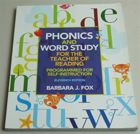 Phonics and Word Study for the Teacher of Reading Programmed for Self-Instruction 11th Edition Reader