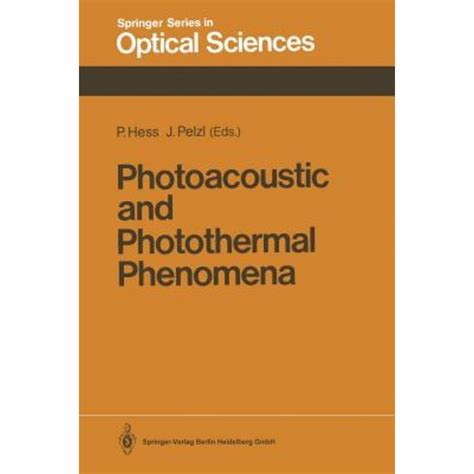 Photoacoustic and Photothermal Phenomena Proceedings of the 5th International Topical Meeting, Heid Kindle Editon