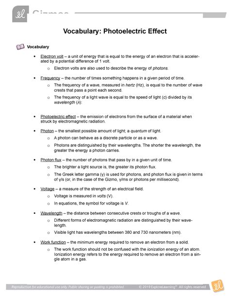 Photoelectric Effect Answer Key Kindle Editon