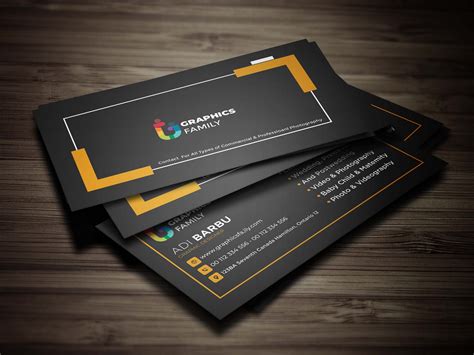 Photography Calling Card Template
