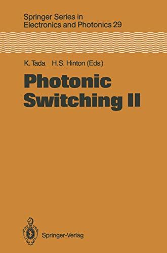 Photonic Switching Proceedings of the International Meeting Kobe PDF