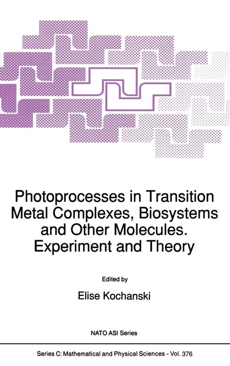 Photoprocesses in transition metal complexes Kindle Editon