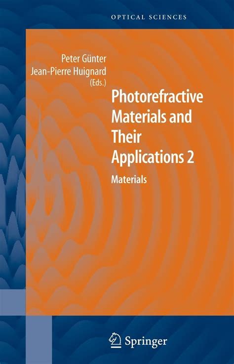 Photorefractive Materials and Their Applications 2 Materials 1st Edition Epub