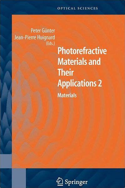 Photorefractive Materials and Their Applications 2 Materials 1st Edition Epub