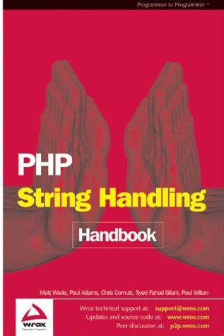 Php String Handling Handbook Kindle Editon