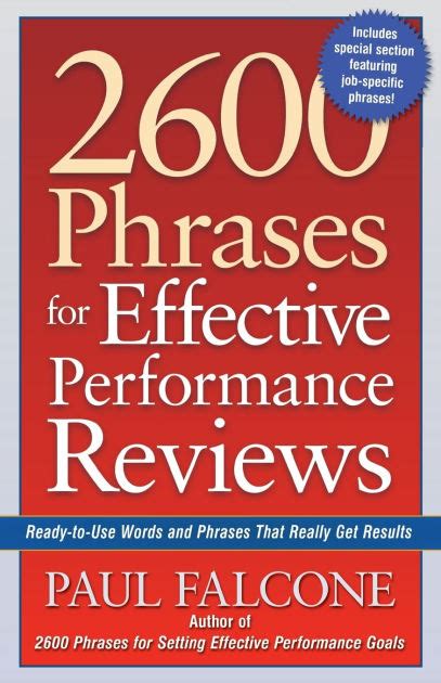 Phrases Effective Performance Reviews Ready  Epub