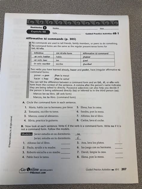 Phschool Spanish 1 Workbook Answers Doc Bing Reader