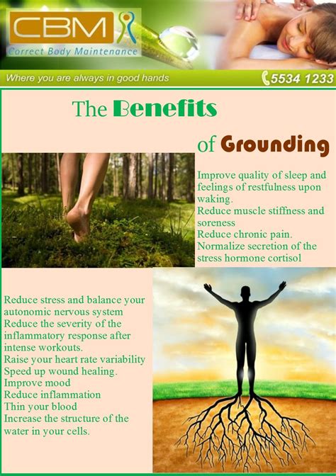 Physical Benefits: Grounding and Detoxification