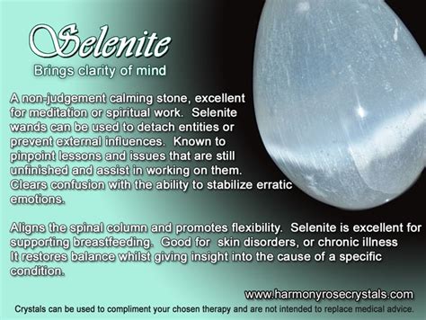 Physical Characteristics of Selenite