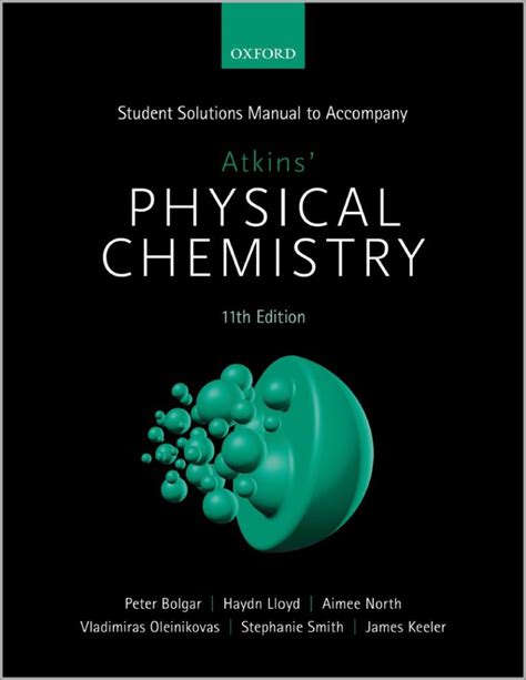 Physical Chemistry Atkins Solutions Manual First Edition Reader