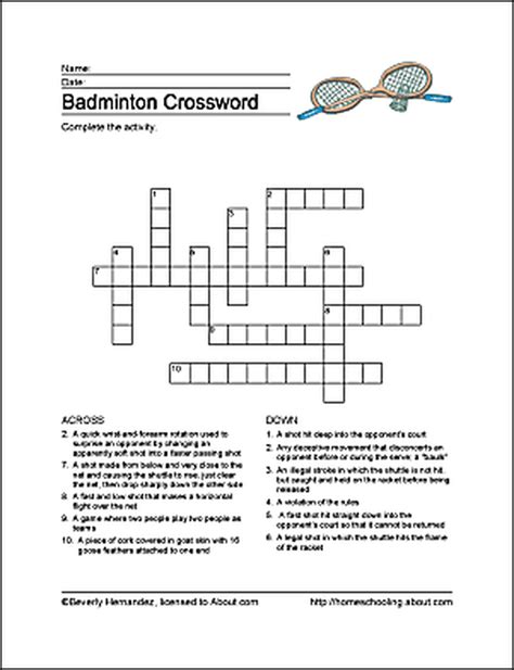 Physical Education 2 Wordsearch Badminton Answers Epub