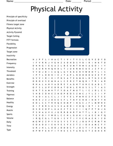 Physical Education 22 Word Search Aerobics Answers PDF