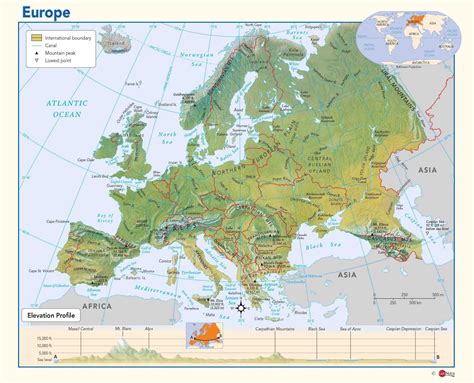 Physical Features Of Europe Answers PDF