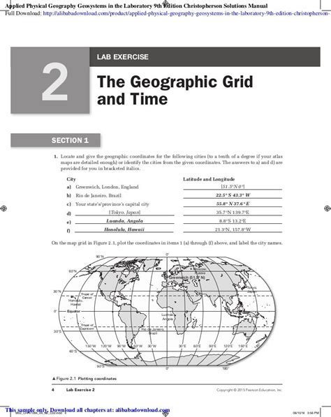 Physical Geography Lab Manual 9th Edition Answers Kindle Editon