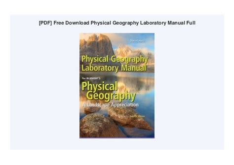 Physical Geography Lab Manual Answers Download Reader