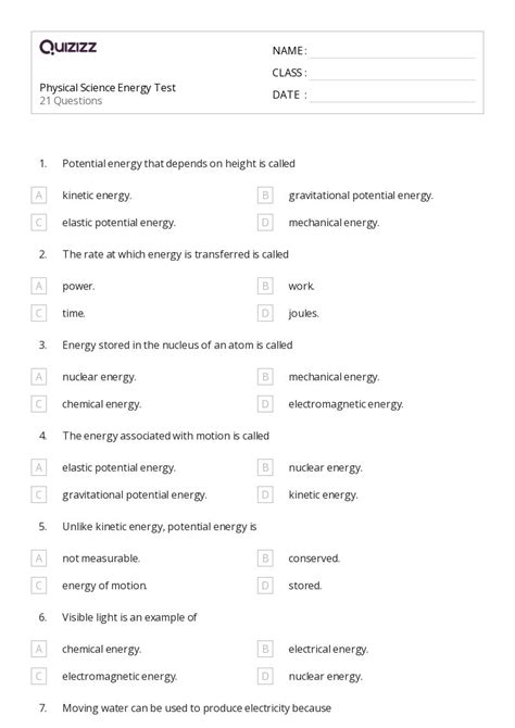 Physical Science Grade 8 Work Answers Doc