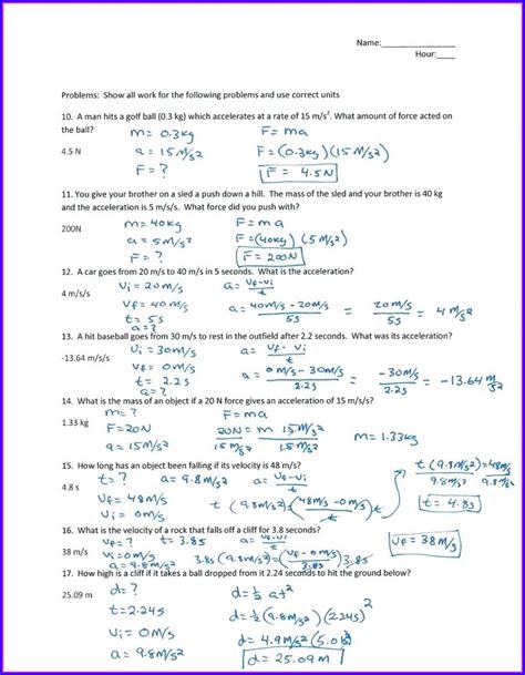 Physical Science If8767 Answers Pg 89 Reader