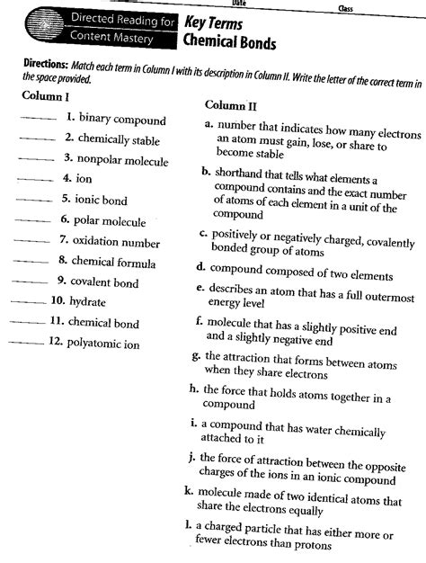 Physical Science Worksheets Answers PDF