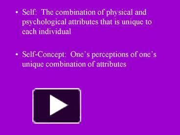 Physical and Psychological Attributes