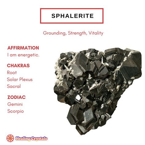 Physical and Spiritual Properties of Sphalerite