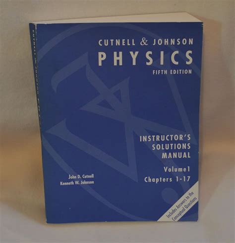 Physics 8e Cutnell And Johnson Solutions Epub