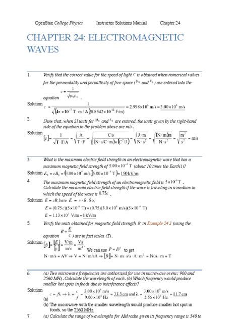 Physics Chapter 24 Answers Epub