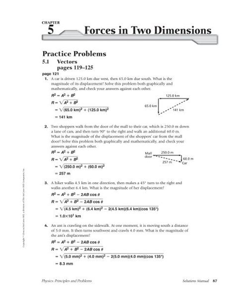 Physics Chapter 5 Study Guide Answers PDF