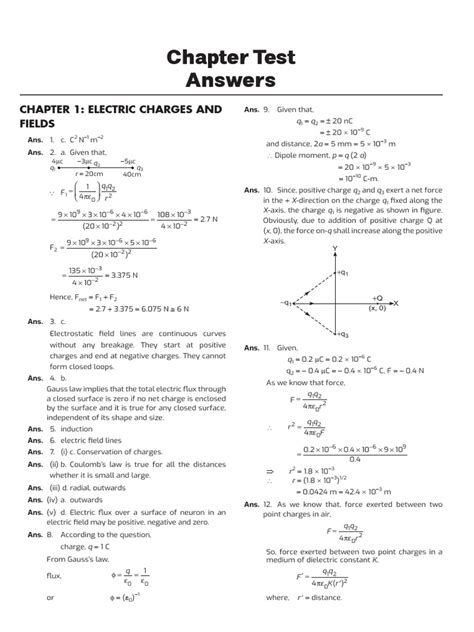 Physics Pp Chapter Test Answers Doc