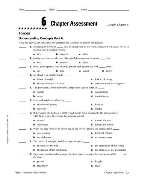 Physics Principles And Problems Study Guide Answers Doc