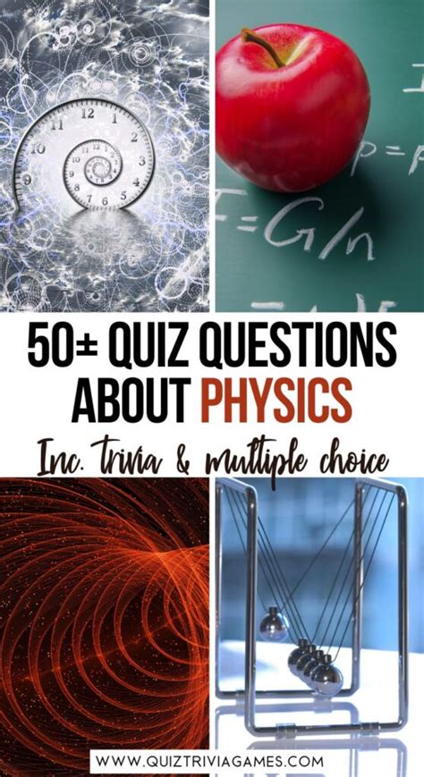 Physics Quiz With Answers PDF