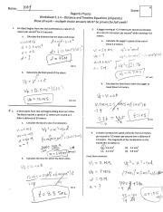 Physics Regents Answer Key PDF