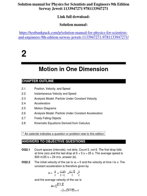 Physics Scientists Engineers 9 Edition Solutions Manual PDF