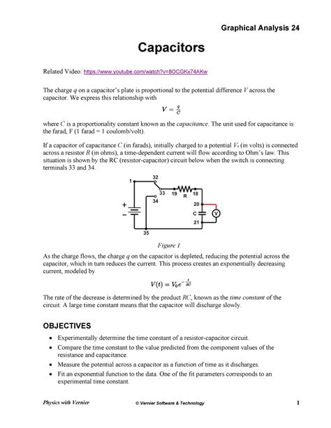 Physics With Vernier Capacitors Lab Answers Kindle Editon