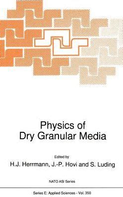 Physics of Dry Granular Media 1st Edition Epub