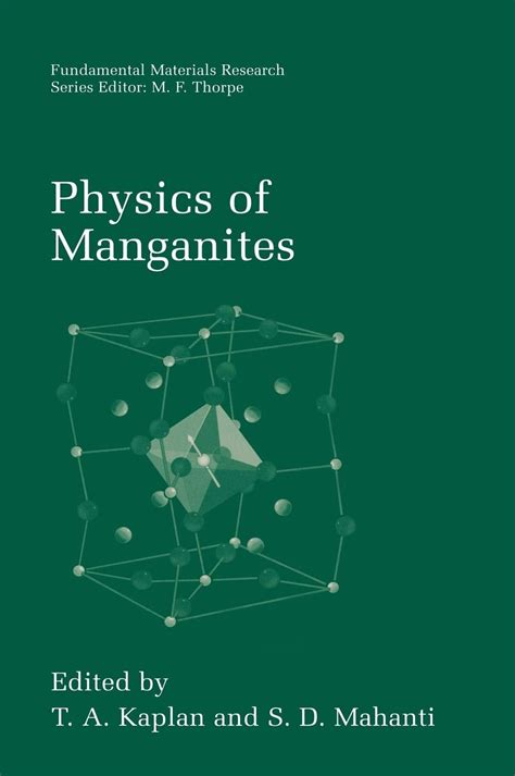 Physics of Manganites 1st Edition PDF