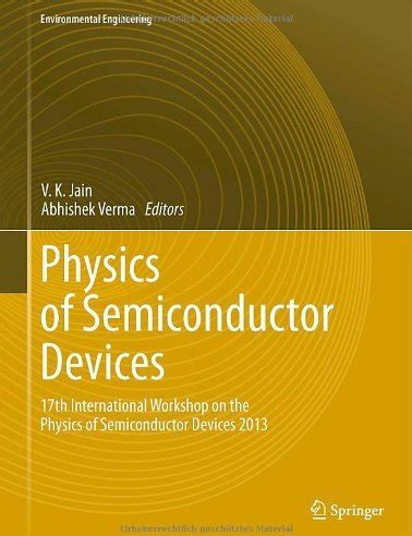 Physics of Semiconductor Devices 17th International Workshop on the Physics of Semiconductor Devices PDF