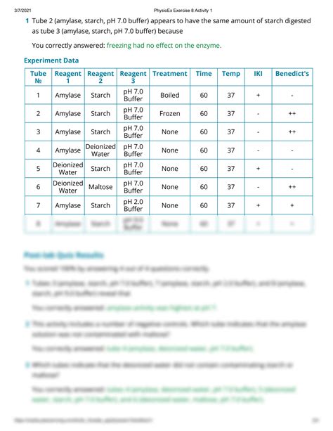 Physioex 90 Answers Exercise 8 Epub