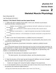 Physioex 91 Answers PDF