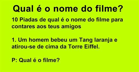 Piadas de Nome de Filme: Um Guia Definitivo para Rir