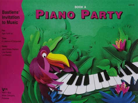 Piano Party Book A-D 4 Book set WP270 WP271 WP272 WP273