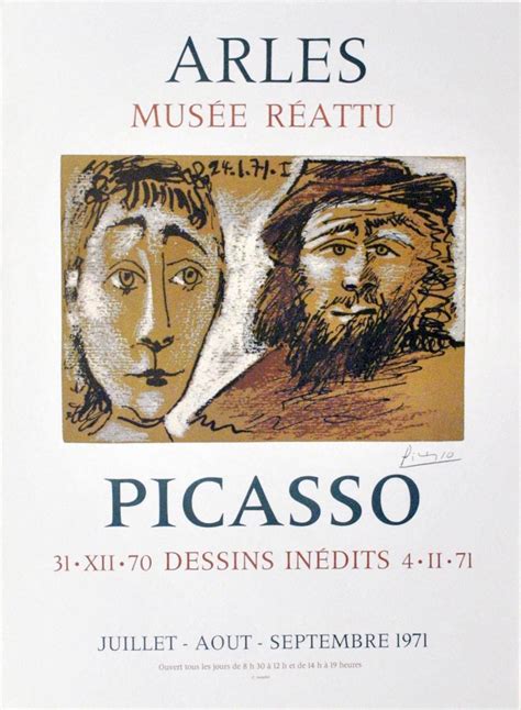 Picasso Dessins Inedits du 311270 au 4271 Catalogue de la Collection de Dessins offerts par Pablo Picasso a la Ville d Arles Le 25 Mai 1971