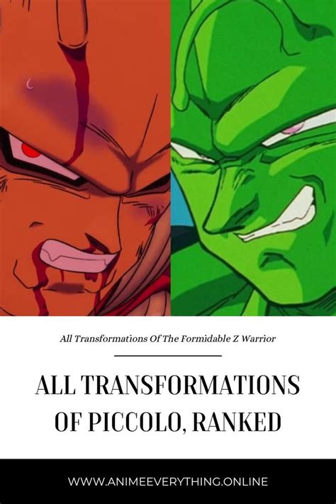 Piccolo's Unprecedented Transformation: An Exploration of His New Form's Incredible Capabilities