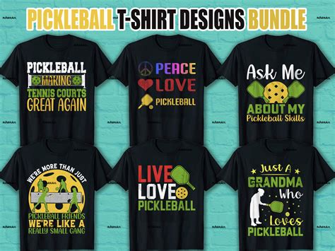 Pickleball Shirt Designs: A Visual Guide to Expressing Your Love for the Game