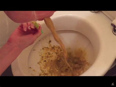 Pictures of Vomit in the Toilet That Will Make You Gag