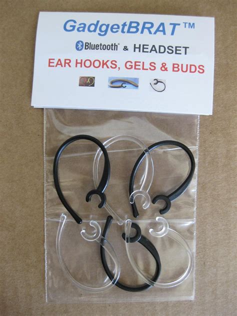 Pieces 3 clear 3 black Earhook Replacement PDF