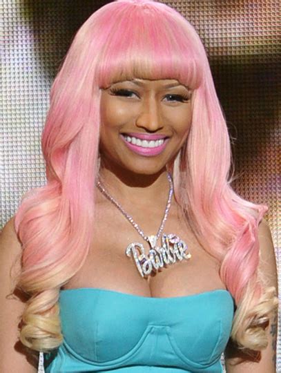 Pink 22" Curly with Bangs Long Nicki Minaj Wigs: A Comprehensive Guide