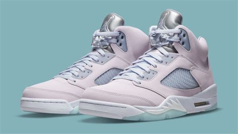 Pink 5 Jordans