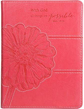 Pink All Things Are Possible Flexcover Journal Doc