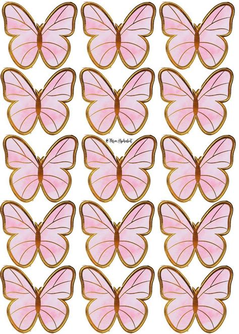 Pink Butterfly Printable